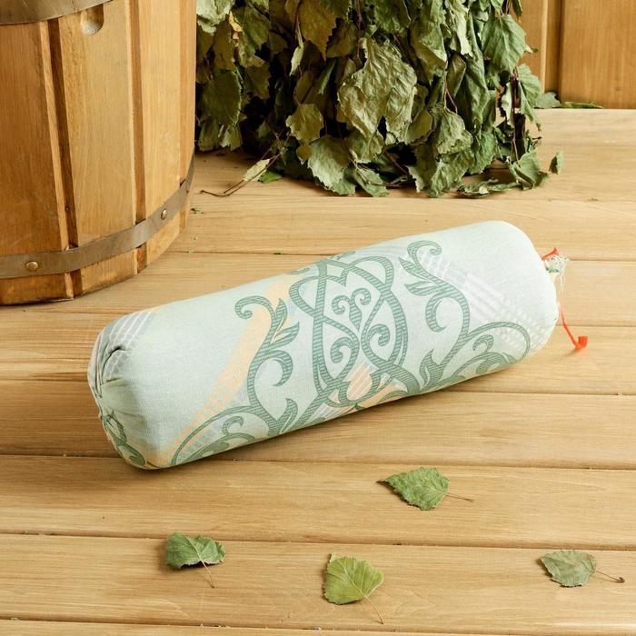 Валик со стружкой можжевельника, сувенирная, 10×28 см, микс Валик со стружкой можжевельника, сувенирная, 10×28 см, микс