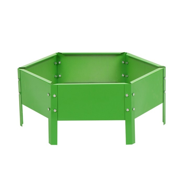 Клумба оцинкованная, d = 60 см, h = 15 см, ярко-зелёная, Greengo Клумба оцинкованная, d = 60 см, h = 15 см, ярко-зелёная, Greengo