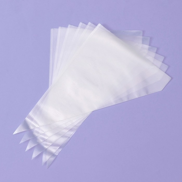 Кондитерские мешки одноразовые Доляна, 30 мкм, 27×17 см (размер S), 100 шт