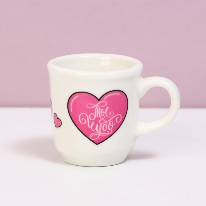 Кружка, сувенир «Счастье моё», 30 мл Кружка, сувенир «Счастье моё», 30 мл