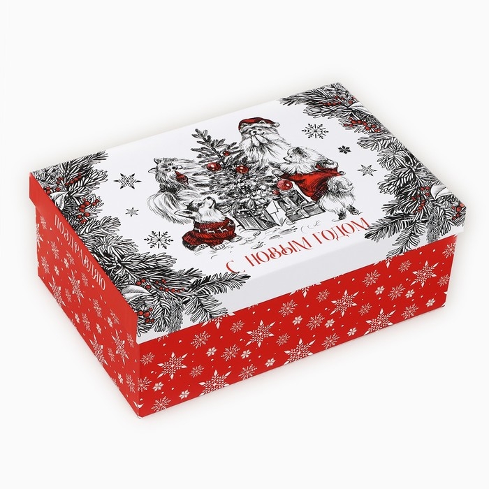 Набор подарочных коробок 5 в 1 «Уютного нового года», 22 х 14 х 8,5 ‒ 32.5 х 20 х 12.5 см, Новый год Набор подарочных коробок 5 в 1 «Уютного нового года», 22 х 14 х 8,5 ‒ 32.5 х 20 х 12.5 см, Новый год