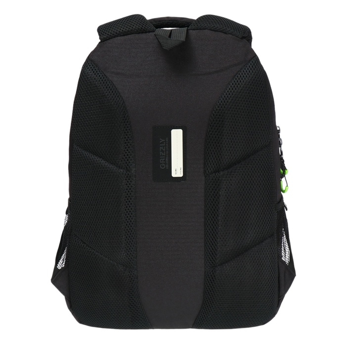 Рюкзак молодёжный 45 х 32 х 23 см, Grizzly, эргономичная спинка, отделение для ноутбука, чёрный Рюкзак молодёжный 45 х 32 х 23 см, Grizzly, эргономичная спинка, отделение для ноутбука, чёрный
