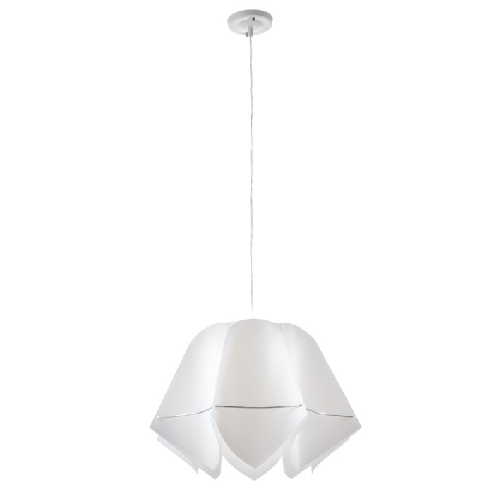 Люстра BayerLux Подвес BayerLux Люстра BayerLux Подвес BayerLux "Джули" E27 1х60Вт белый 40х40х100 см