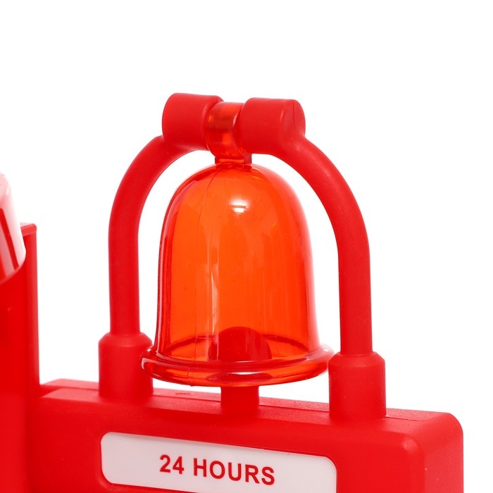 Парковка &laquo;Пожарная&raquo;, с подъёмом, машинка опускается с кнопки, звонит колокол, МИКС