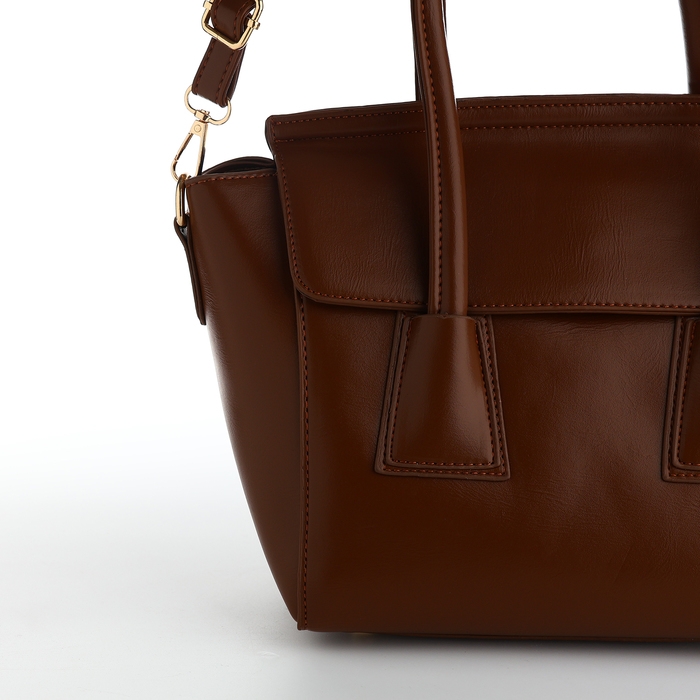 Сумка женская на молнии, цвет коричневый Сумка женская на молнии, цвет коричневый