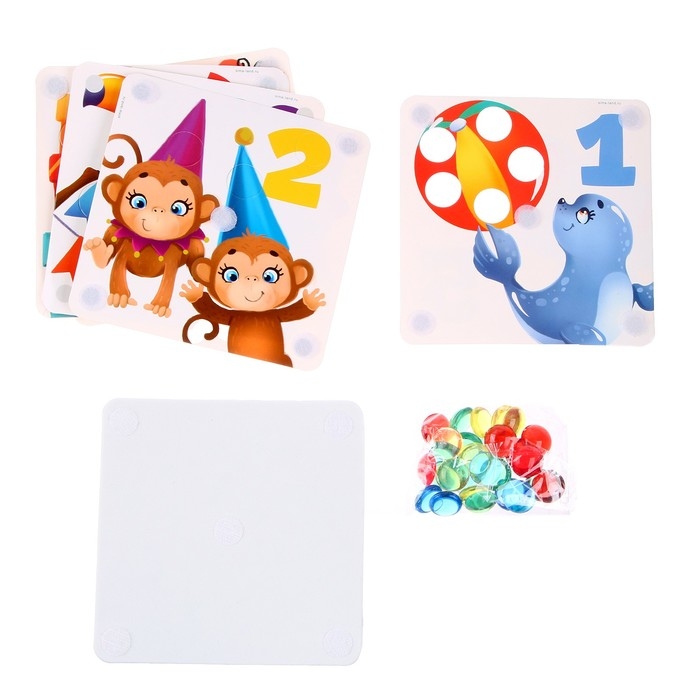 Развивающий набор: «Умные камешки» и акваковрик Развивающий набор: «Умные камешки» и акваковрик