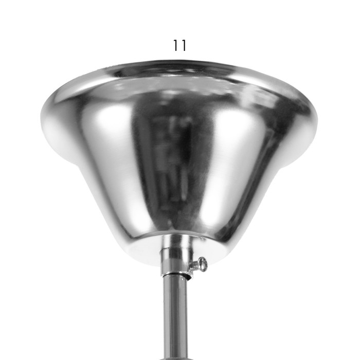 Люстра Люстра "Харми" 8xE27 40Вт серебро 62х62х41 см BayerLux