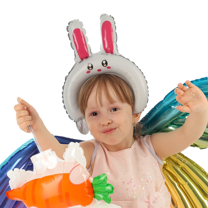 Набор фольгированных шаров &laquo;Карнавальный набор. Зайка&raquo;, 3 шт.