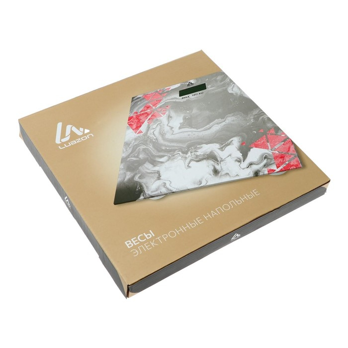 Весы напольные Luazon LVE-005  Весы напольные Luazon LVE-005 "Песок", электронные, до 180 кг, 2хAАА (не в комплекте)