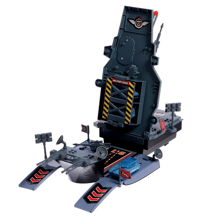 Парковка &laquo;Авианосец&raquo;, стреляет, свет и звук, подвижные элементы