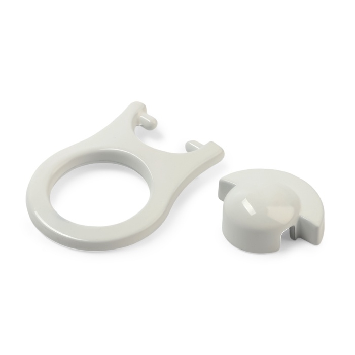 Ручка-кнопка CAPPIO OPENER, алюминий, цвет белый Ручка-кнопка CAPPIO OPENER, алюминий, цвет белый