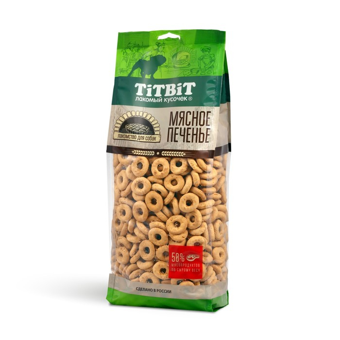 Мясные сушки TitBit для собак, с говядиной, мягкая упаковка, 1 кг Мясные сушки TitBit для собак, с говядиной, мягкая упаковка, 1 кг