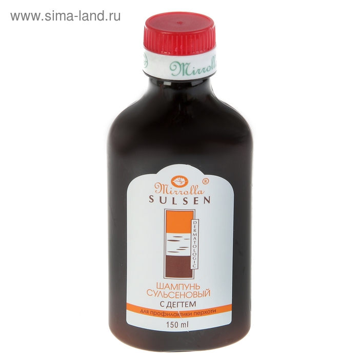 Шампунь Mirrolla «Сульсен Мите» 1% с дёгтем, 150 мл