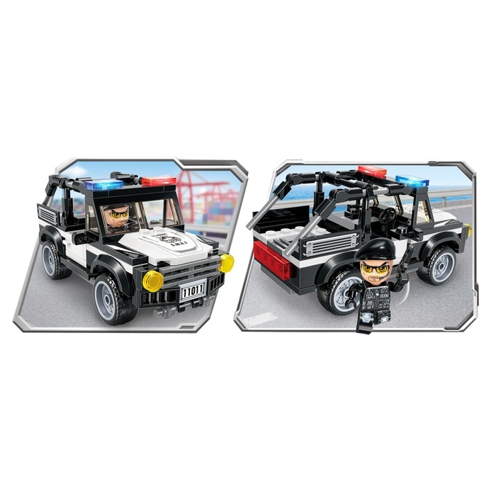 Конструктор Полиция «Стражи города», 4 вида МИКС Конструктор Полиция «Стражи города», 4 вида МИКС