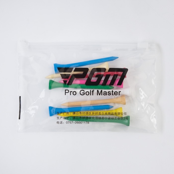 Набор подставок для гольф мяча из дерева, h-7 см, 10 шт Набор подставок для гольф мяча из дерева, h-7 см, 10 шт