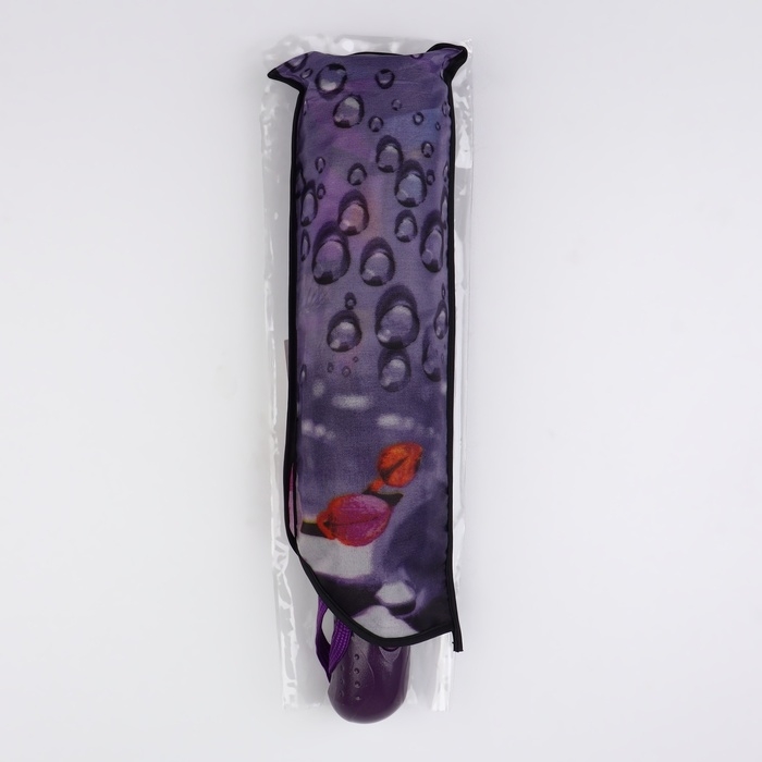 Зонт автоматический «Olivia», эпонж, 3 сложения, 8 спиц, R = 47/55 см, D = 110 см, цвет МИКС Зонт автоматический «Olivia», эпонж, 3 сложения, 8 спиц, R = 47/55 см, D = 110 см, цвет МИКС