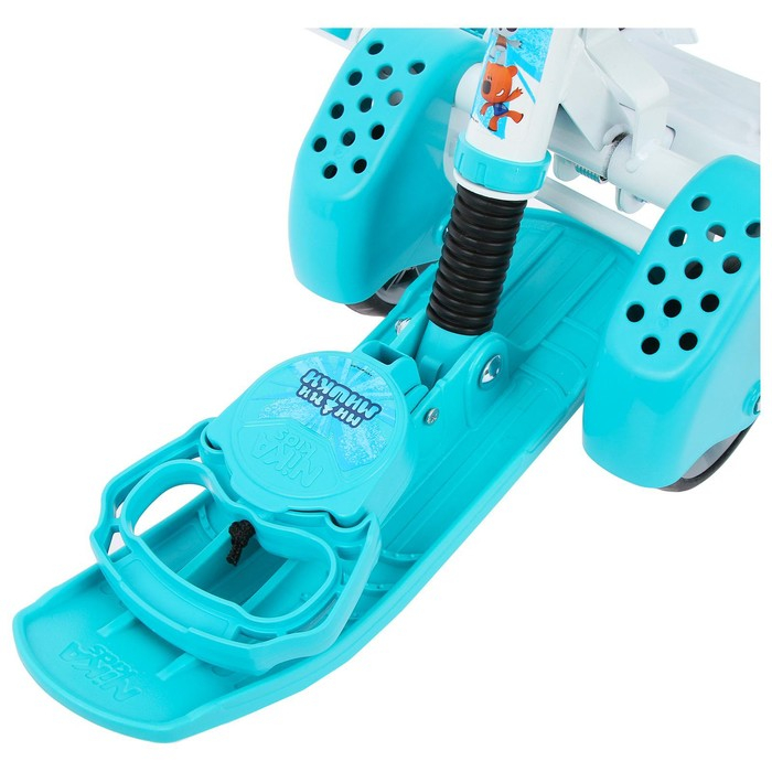 Снегокат с колёсами «Тимка спорт 6 Ми-ми-мишки», с родительской ручкой, со спинкой и ремнём безопасности Снегокат с колёсами «Тимка спорт 6 Ми-ми-мишки», с родительской ручкой, со спинкой и ремнём безопасности