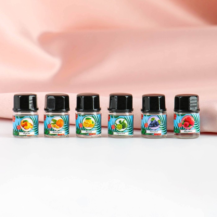 Набор эфирных масел Набор эфирных масел "Тропический", 6 штук по 3 мл, "Богатство Аромата"