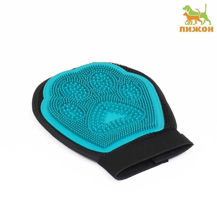 Рукавица - щетка для шерсти двусторонняя, на правую и левую руку, микс цветов Рукавица - щетка для шерсти двусторонняя, на правую и левую руку, микс цветов