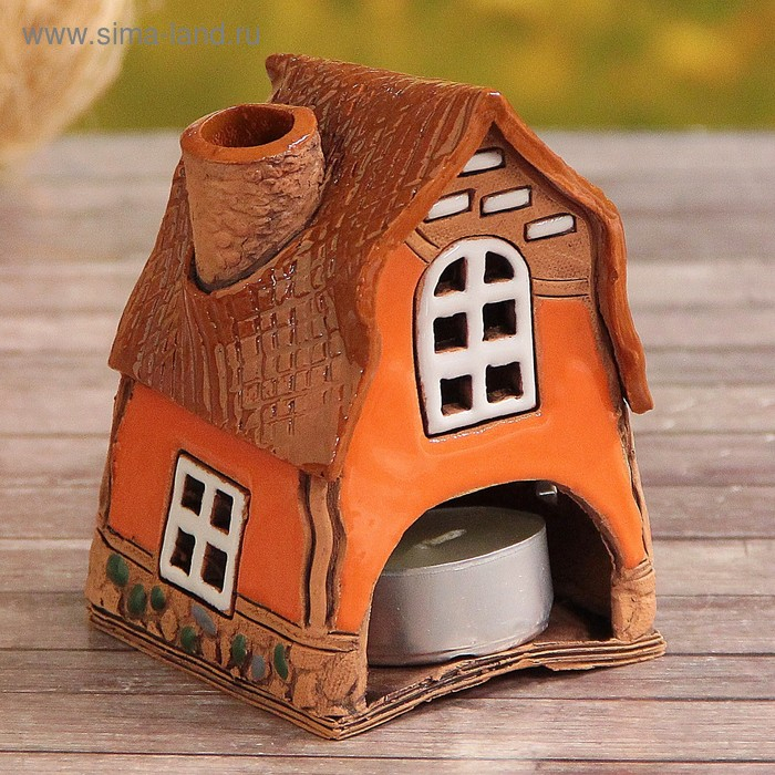 Аромалампа Домик «Забава», малая, 9 см, ручная работа, микс Аромалампа Домик «Забава», малая, 9 см, ручная работа, микс