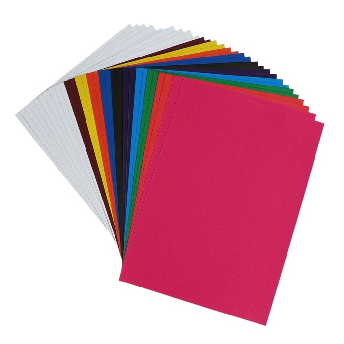 Набор немелованного картона А4 белого (10 листов, 10 цветов) и цветного (20 листов, 10 цветов) Мульти-Пульти  Набор немелованного картона А4 белого (10 листов, 10 цветов) и цветного (20 листов, 10 цветов) Мульти-Пульти "Чебурашка", в папке