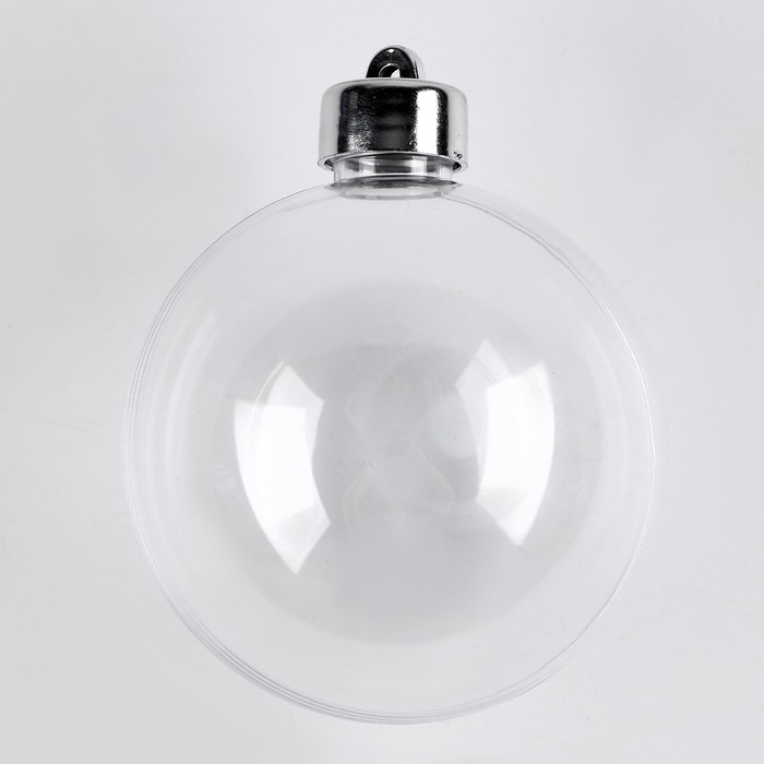 Заготовка-подвеска «Шар со съёмной пуцкой», раздельные части, диаметр в собранном виде: 8 см Заготовка-подвеска «Шар со съёмной пуцкой», раздельные части, диаметр в собранном виде: 8 см