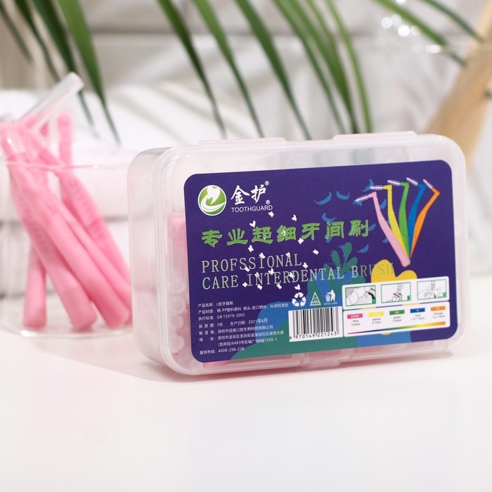 Ершики для брекетов и зубов, набор 20 шт., 0.6 мм Ершики для брекетов и зубов, набор 20 шт., 0.6 мм