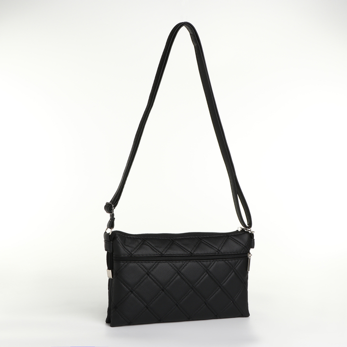 Сумка-клатч на молнии, цвет чёрный Сумка-клатч на молнии, цвет чёрный