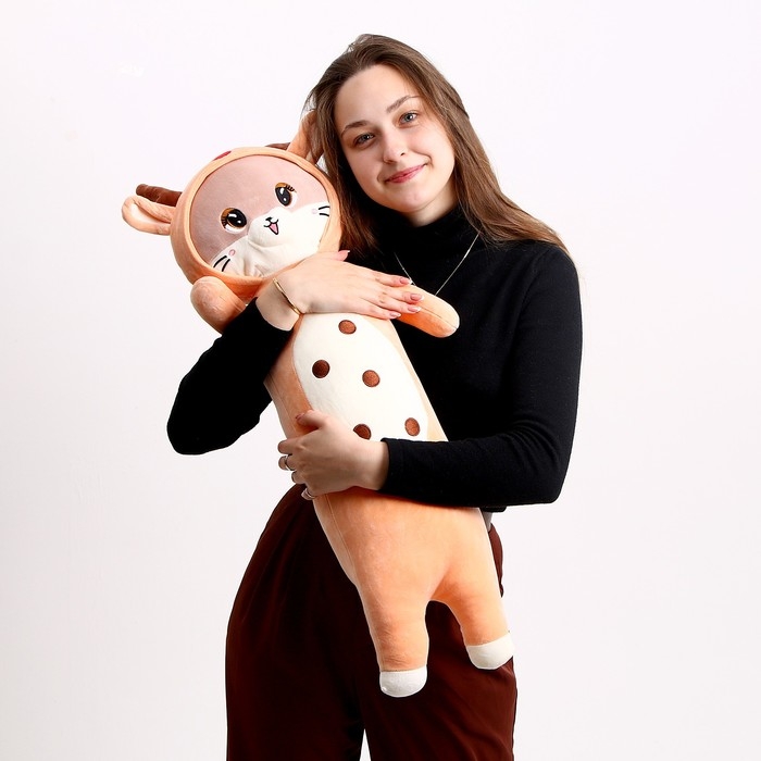 Мягкая игрушка «Котик», в костюме оленёнка, 90 см