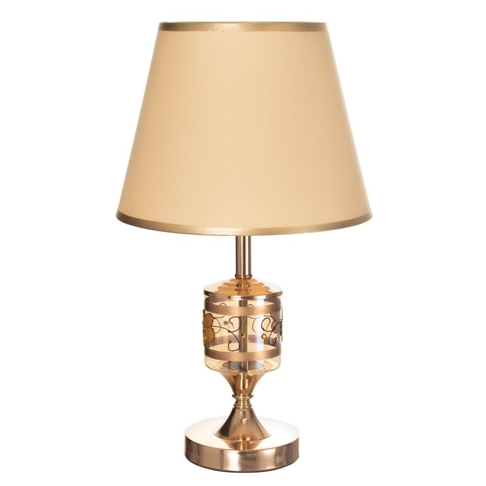 Настольная лампа "Севилья" Е27 40Вт золото 25х25х42 см RISALUX