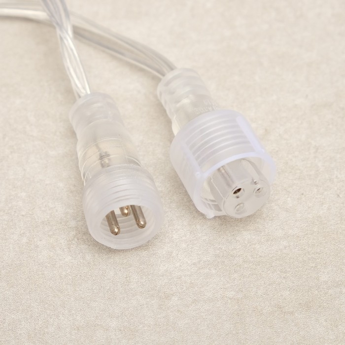 Гирлянда «Сеть» 2 × 3 м, IP44, УМС, прозрачная нить, 384 LED, свечение тёплое белое, 220 В Гирлянда «Сеть» 2 × 3 м, IP44, УМС, прозрачная нить, 384 LED, свечение тёплое белое, 220 В