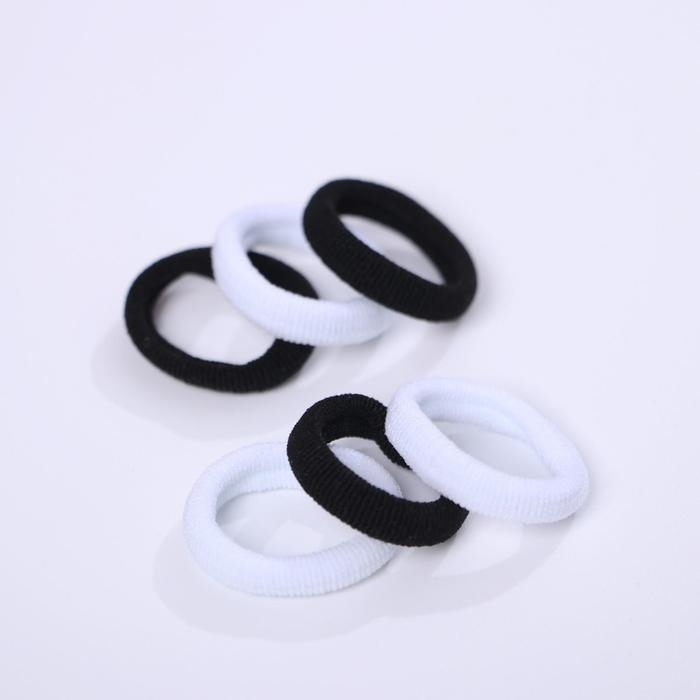 Резинки для волос «Махрушка», панда, 50 шт. Резинки для волос «Махрушка», панда, 50 шт.