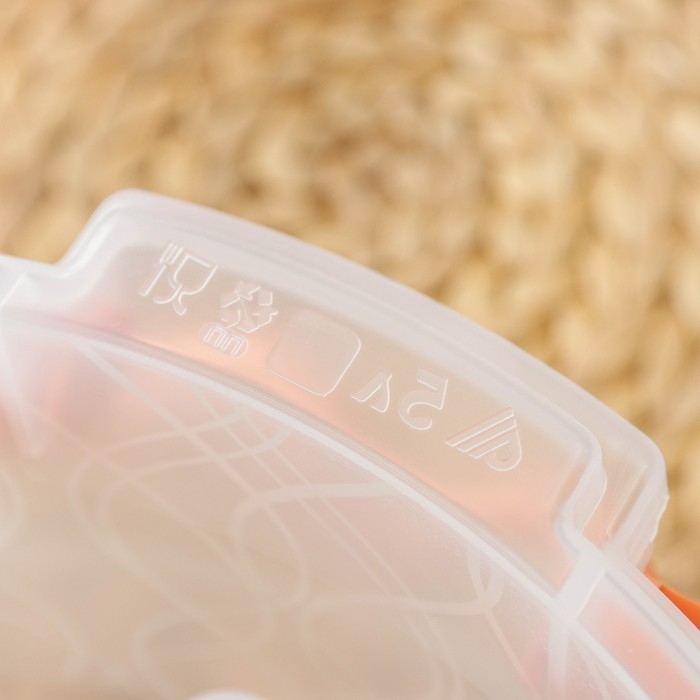 Контейнер пищевой, 5 л, прозрачный, ручки МИКС