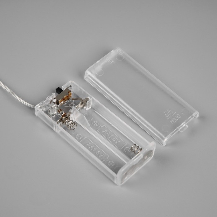 Ветка светодиодная серая, 56 см, 15 LED, батарейки ААх2 (не в комплекте), свчение теплое белое Ветка светодиодная серая, 56 см, 15 LED, батарейки ААх2 (не в комплекте), свчение теплое белое