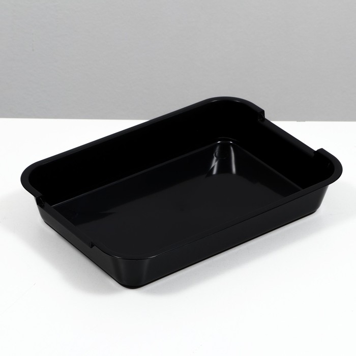 Туалет средний без сетки 36 х 26 х 6,5 см, чёрный Туалет средний без сетки 36 х 26 х 6,5 см, чёрный