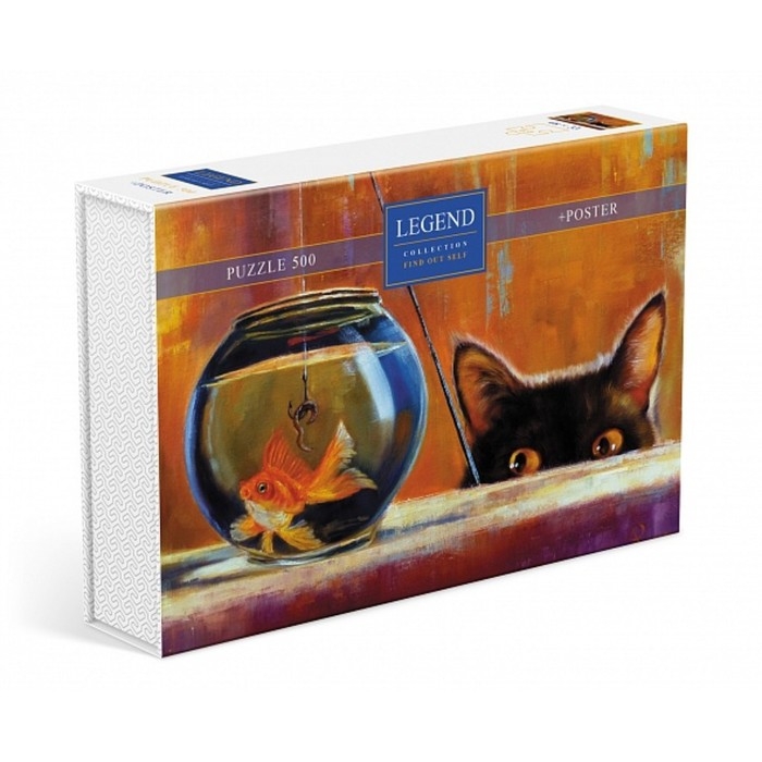 Пазл Premium. LEGEND &laquo;Узнай себя!&raquo; №1, в подарочной коробочке + постер, 500 элементов