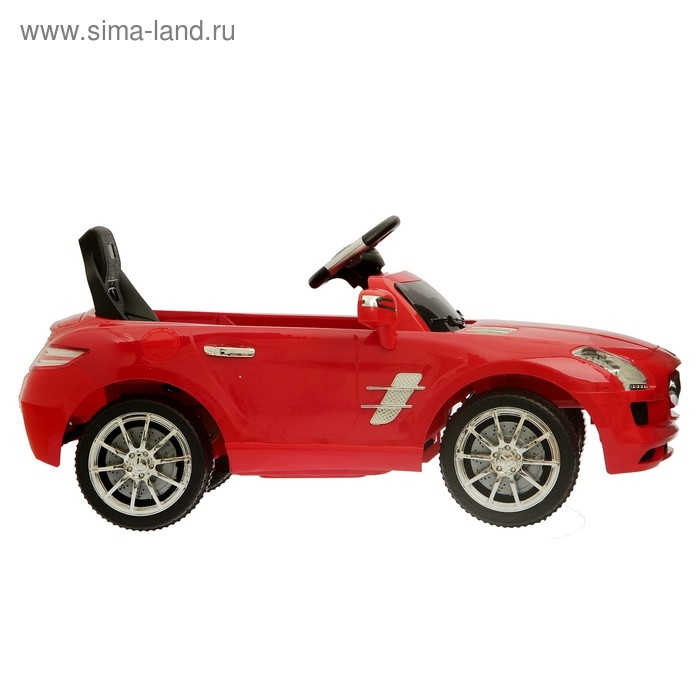 Электромобиль MERCEDES-BENZ SLS, с радиоуправлением, свет и звук, цвет красный Электромобиль MERCEDES-BENZ SLS, с радиоуправлением, свет и звук, цвет красный