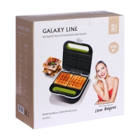 Электровафельница Galaxy GL 2963, 800 Вт, венские вафли, антипригарное покрытие, белая