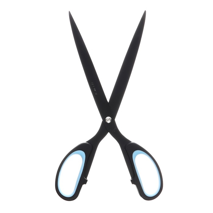 Ножницы Lamark, 25.4 см, покрытие тефлон Non-Stick, эргономичная пластиковая ручка с мягкими вставками Ножницы Lamark, 25.4 см, покрытие тефлон Non-Stick, эргономичная пластиковая ручка с мягкими вставками