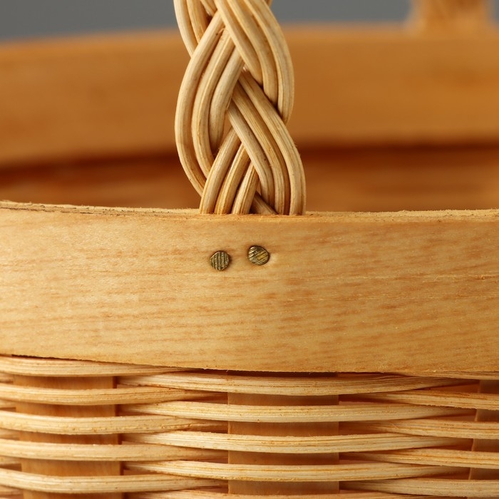 Корзина плетеная, 22 x 15/34 см, секвойя Корзина плетеная, 22 x 15/34 см, секвойя