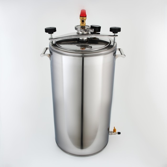 Автоклав-стерилизатор «Малиновка», 42 л, 2 поколения 2в1 PRо