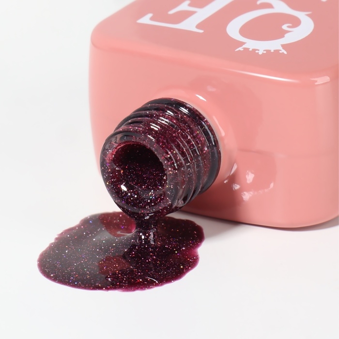 Гель лак для ногтей &laquo;COLOR GLOW&raquo;, 3-х фазный, 10 мл, LED/UV, цвет красный (21)