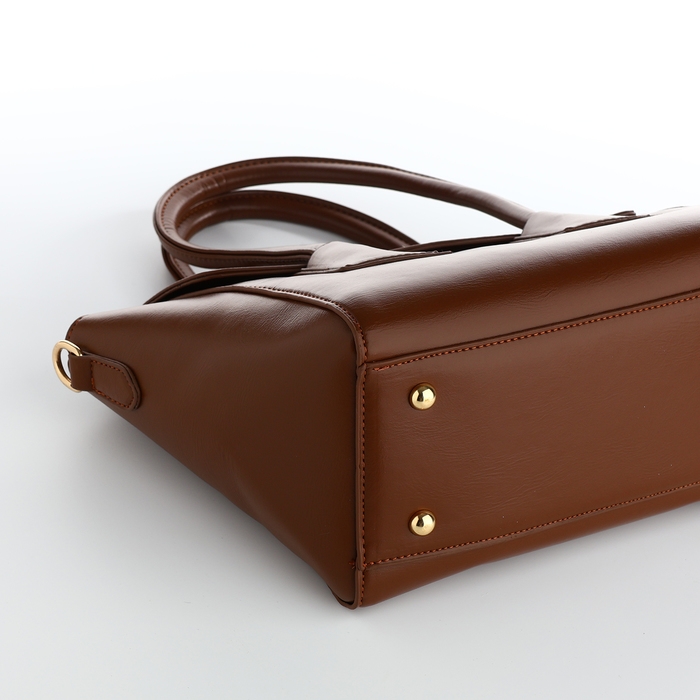 Сумка женская на молнии, цвет коричневый Сумка женская на молнии, цвет коричневый