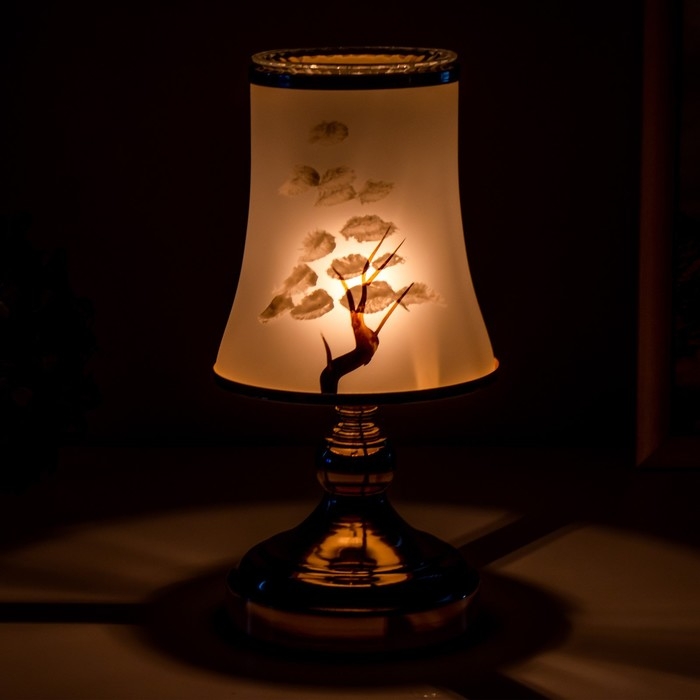 Аромасветильник сенсорный Аромасветильник сенсорный "Бонсай" G5 40Вт золото 13х13х23 см RISALUX