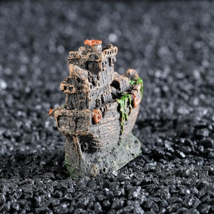 Аквариумный декор  Аквариумный декор "Корабль малый", 7,5 х 5,3 х 2,5 см