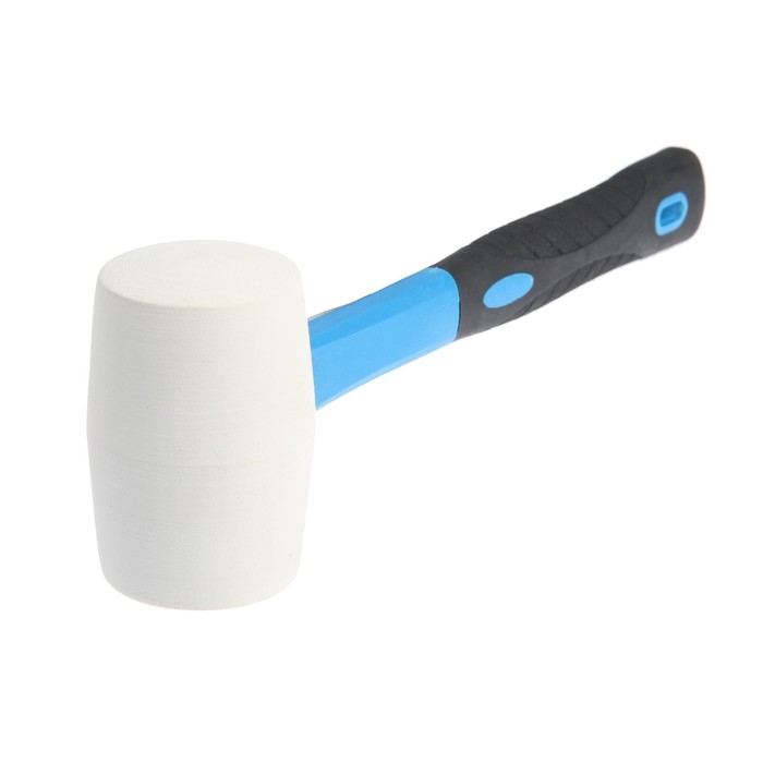 Киянка ТУНДРА, фиберглассовая рукоятка, белая резина, 260 г Киянка ТУНДРА, фиберглассовая рукоятка, белая резина, 260 г