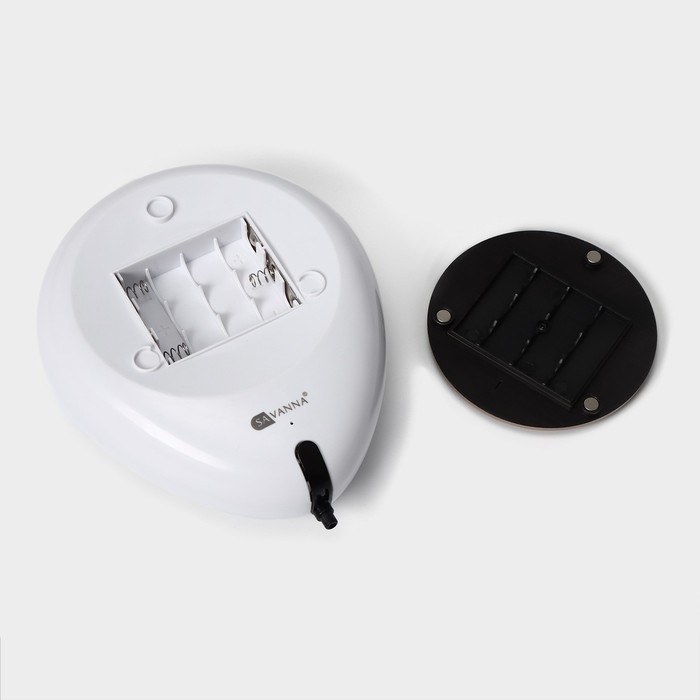 Дозатор - диспенсер для мыла SAVANNA, сенсорный, 300 мл, цвет белый Дозатор - диспенсер для мыла SAVANNA, сенсорный, 300 мл, цвет белый