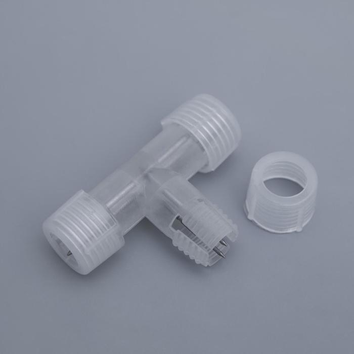 Т-образный коннектор Luazon Lighting для светового шнура 13 мм, 2-pin