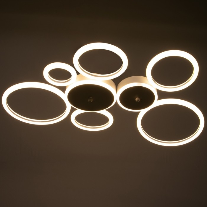 Люстра с ПДУ 2038/6 LED 172Вт белый 81х66х4,5 см BayerLux