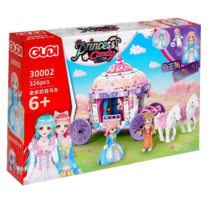 Конструктор Принцессы «Зефирная карета», 326 деталей Конструктор Принцессы «Зефирная карета», 326 деталей